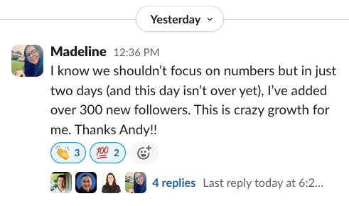 LinkedIn testimonial 4