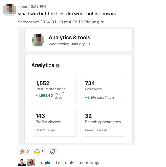 LinkedIn testimonial 9